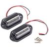6 LED Car License Plate Light Bright Tag Lamp for Truck SUV RV Trailer Van 12V White Exterior License Plate Light Automotive Car