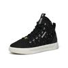 New SNOOPY x Anta High Top Skateboard Shoes Men's Black 912138601-1