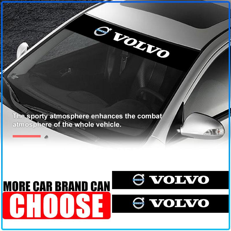 Auto-Frontscheibenaufkleber, dekorative Embleme vorne und hinten für Volvo Rdesign XC90 S60 XC60 V70 S80 S40 V50 V40 V60 C30 S70