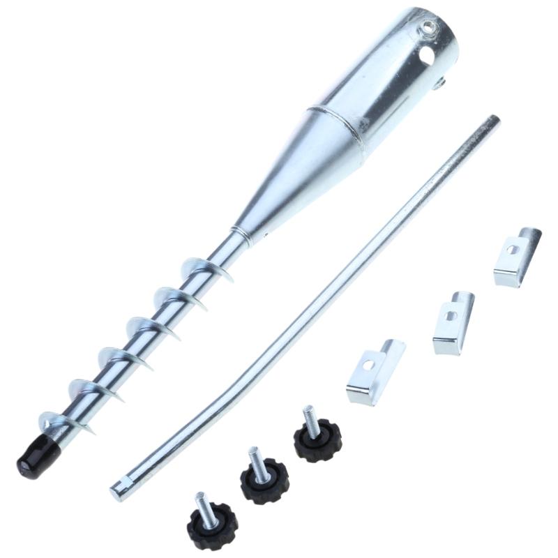 

Beach Umbrella Sand Anchors Portable Umbrella Anchors Base Metal Ground Screw for Patio Umbrella Stands & Bases Enduring 1