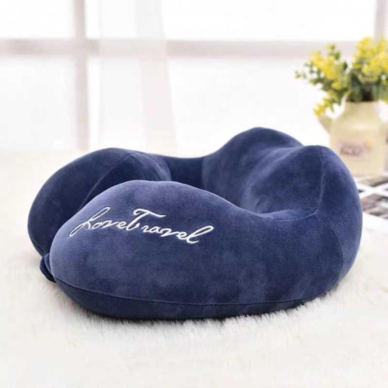 Cute U-Shaped Neck Support Pillow for Travel & Nap - Cartoon Design