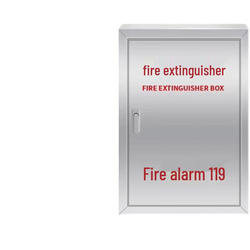 UOSU Stainless Steel Wall-Mount Fire Extinguisher Cabinet