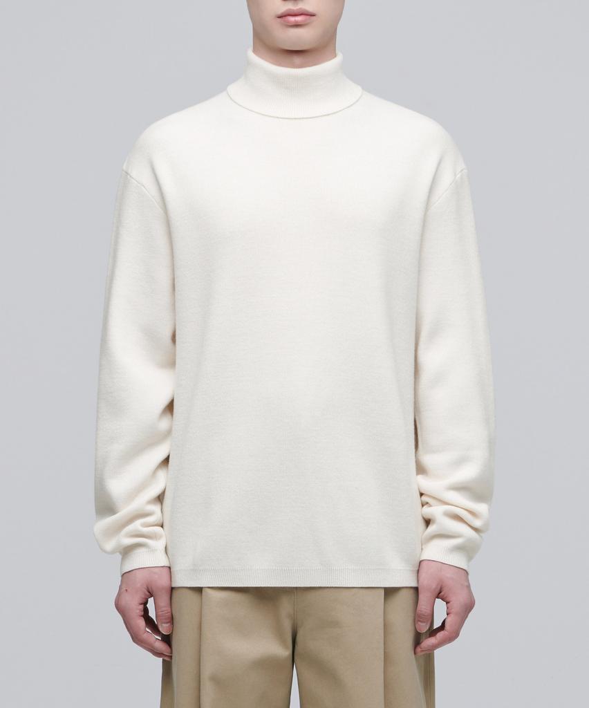 MUSINSA STANDARD Minimal Turtleneck Knit [Cream]
