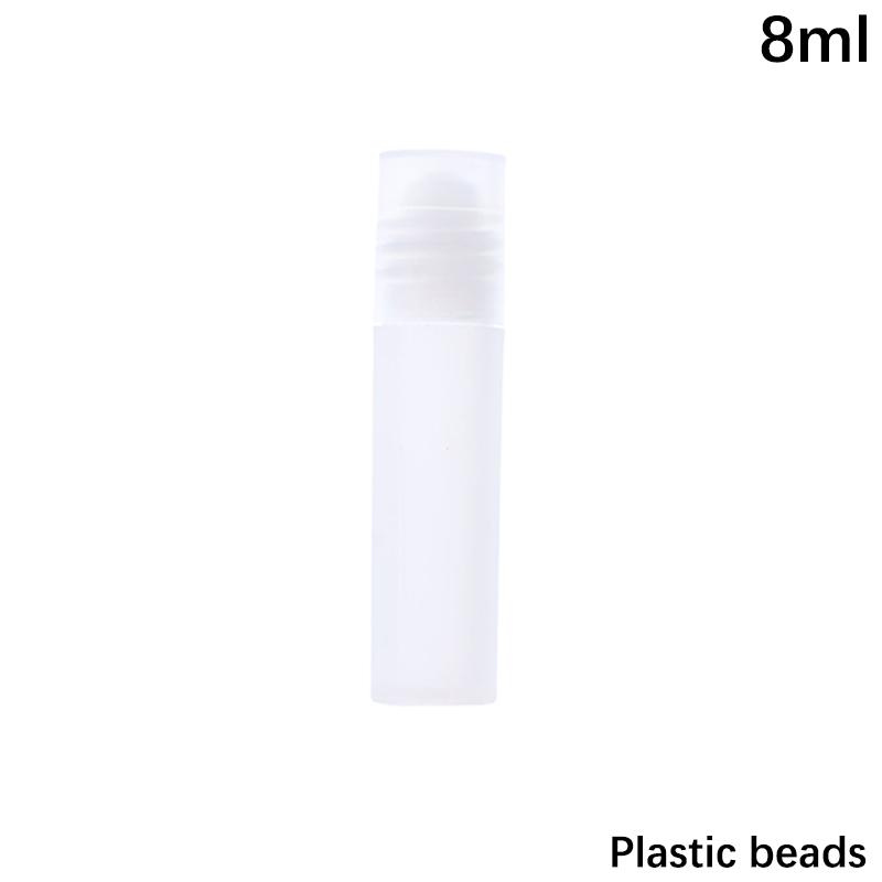 5/8/10Ml Empty Perfume Roll Roller Ball Bottle On Plastic Stainless Steel Liquids Oil Container Refillable Bottles Holders