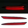 For Tesla Model 3 Model Y 2018 2019 2020 2021 2022 Led Rear Bumper Reflector 3 Functions Brake Light Dynamic Fog Light Red Smoke