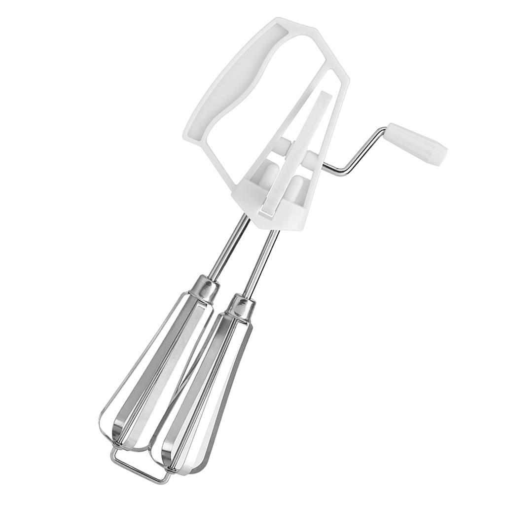 Stainless Steel Rotary Hand Whip Whisk Egg Beater Mixer Cooking Tool Kitchen