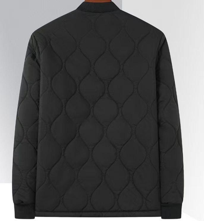 Men's Lambswool Cotton Winter Jacket - Middle-aged Father's Warm Loose Coat with Thick Velvet Liner