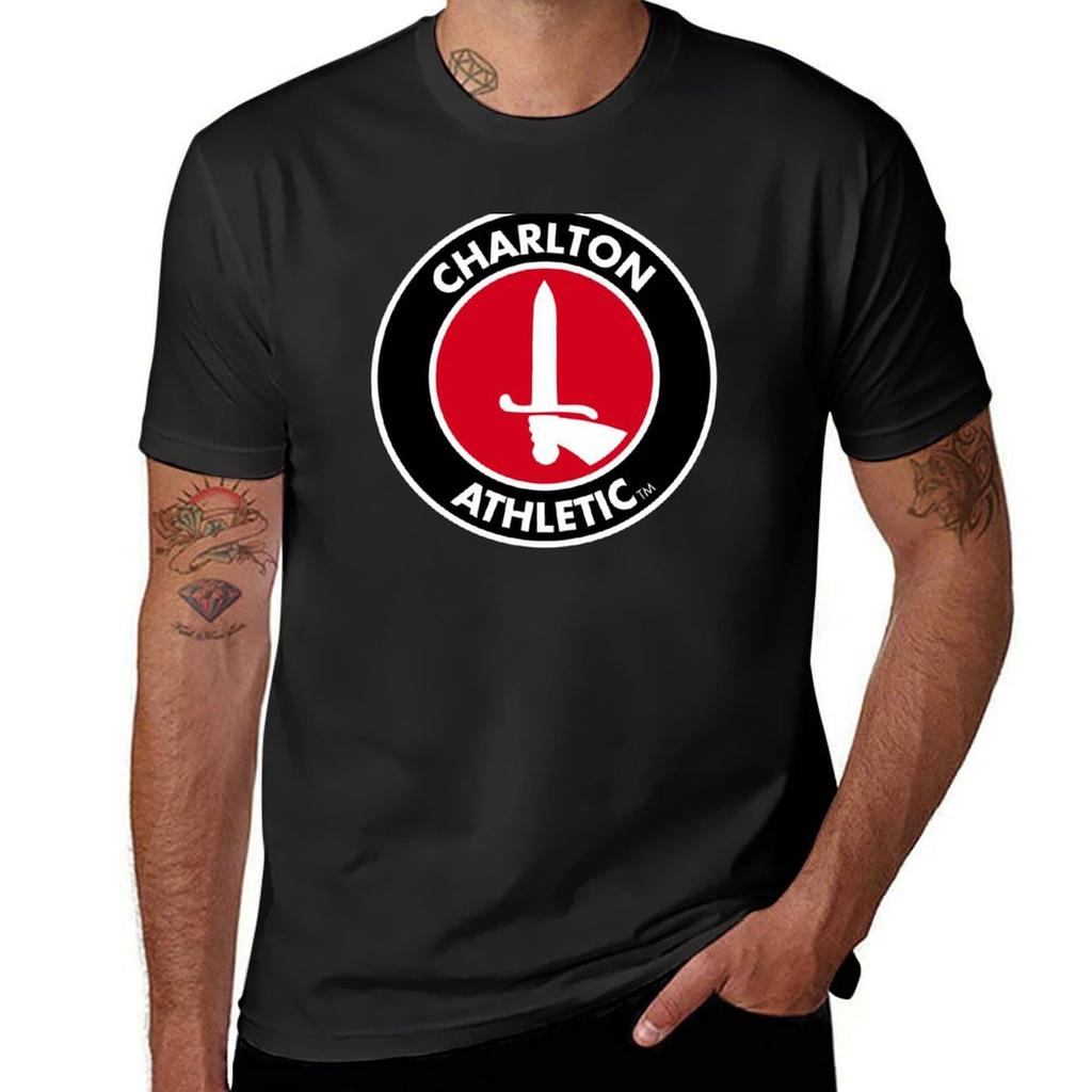 The Charlton Athletic F.C.. Tričko prosté celní estetické oblečení pánská grafická trička anime