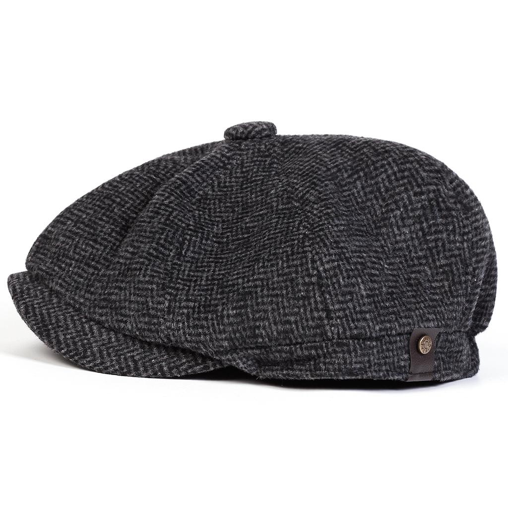 Gorra unisex de rombos estilo newsboy, boina clásica de artista, gorras de primavera otoño para exteriores y ocio, accesorios de viaje para mujeres y hombres