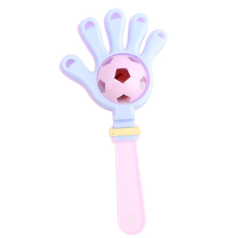 Hand Bell Baby Puzzle Rattle Baby Soothing Grip Training Toy Clapping Hand Instrument Palm Clapping