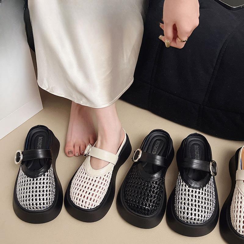 

Flip-flops New Style Crocs Sandals Women s Shoes Slippers 35 бежевий