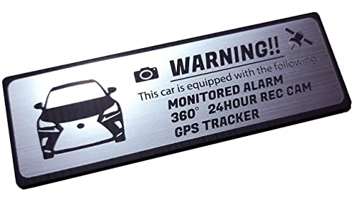 

Honami Works 10 Серия NX Эмблема безопасности Круглосуточное наблюдение Видеорегистратор GPS Трекер Наклейка