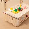 Children's Wooden Tool Table for Early Education and Play