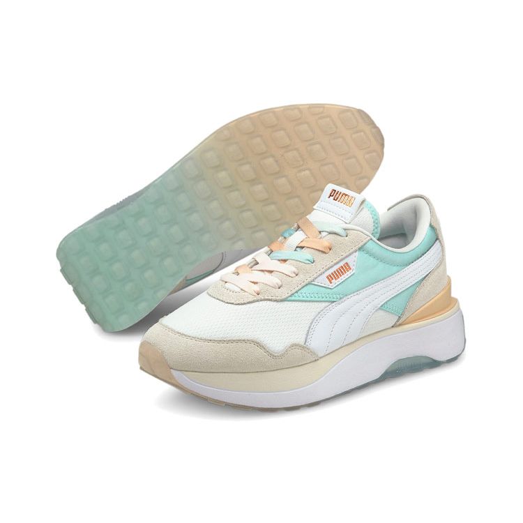 Puma Cruise Rider GL White Eggshell Blue Women Sneakers 381881-01