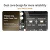 TPA3221 Bluetooth Power Amplifier Board 2*100W+200W  2.1 Ch Class D USB Sound Card Subwoofer Theater Audio Stereo Equalizer Amp