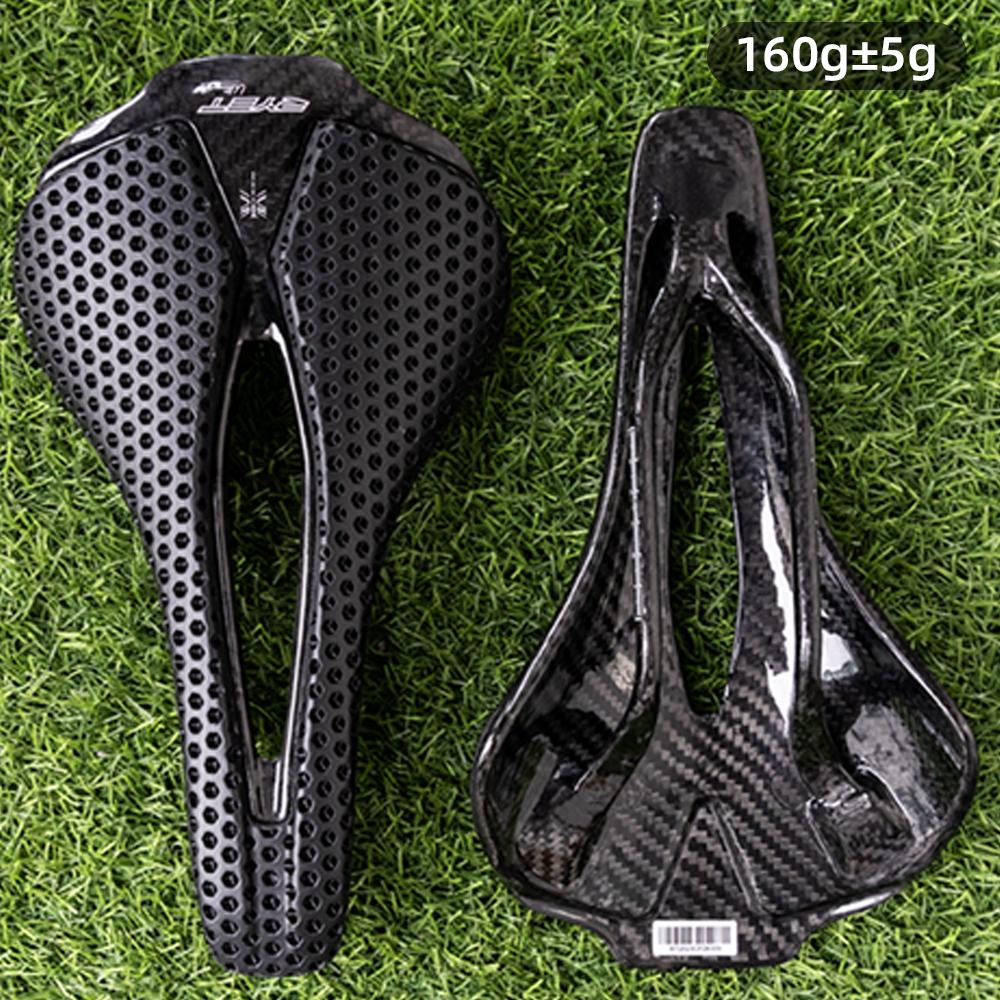 RYET 3D Printed Bicycle Saddle Ultralight 120g Carbon Saddle 250x140mm Bike Seating for MTB Gravel Road Bike Seat Cycling Parts