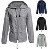 Raincoat Zipper Hooded Lightweight Outdoor Jacket Thin Outdoor Jacket Women