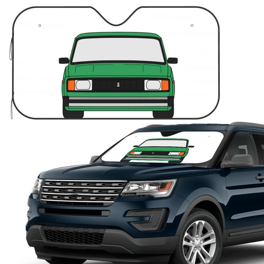 Lada VAZ 2104 2105 2107 Nova Riva Green Color Sunshade Windscreen Car Front Windshield Window Sun Visor Accessories Covers
