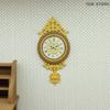1Pcs Pretend Retro European Wall Clock Furniture 1:12 Miniature Home Decor Accessories