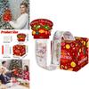 Christmas Red Gift Box With Decorative Paper Material For Party Celebrations And Holiday