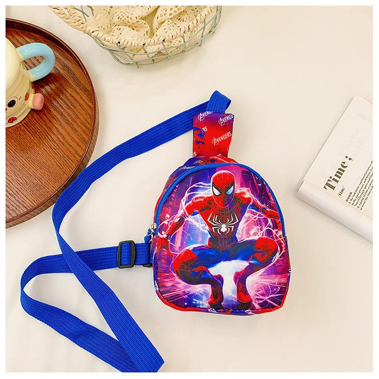 

Avengers Superhero Marvel Printed Crossbody Bag Kids Cute Outdoor Shoulder Bags Spider Man
