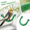 U-Shaped Bird Stand with Nail Grinding Bar for Pet Bird Accessory