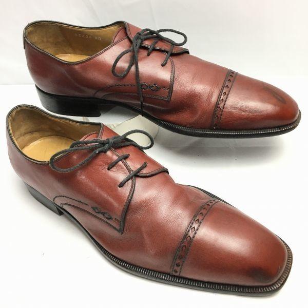 

MORESCHI Cap Toe Business Shoes Brown Size 10 28.5 Men s