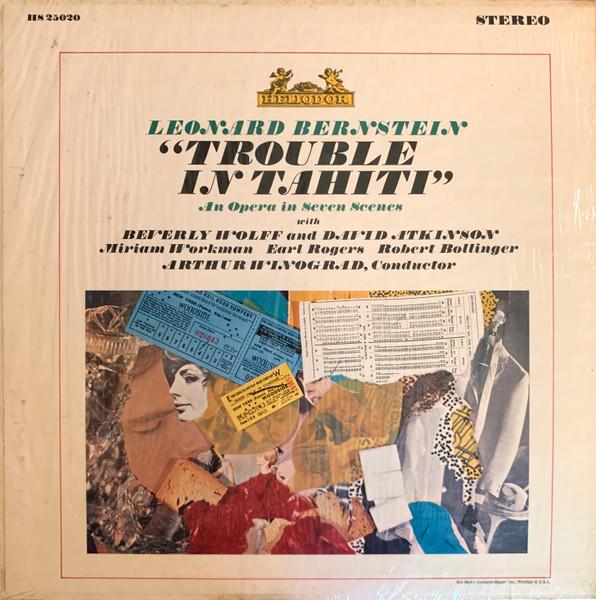 

LP Пластинка ЛЕОНАРД БЕРНСТАЙН - БЕВЕРЛИ ВОЛЬФ И - Неприятности на Таити Опера в одном действии HS25020 Heliodor 1966 США Классика Б/У