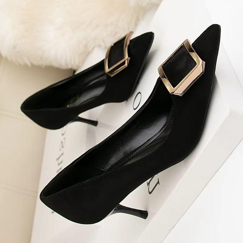 Fashion Autumn Women Classic Shoes High Heel Pumps Fashion 2025 Ladies Pointed Toe Wedding Dress Shoes Female Thin Heels Zapatos Mujer