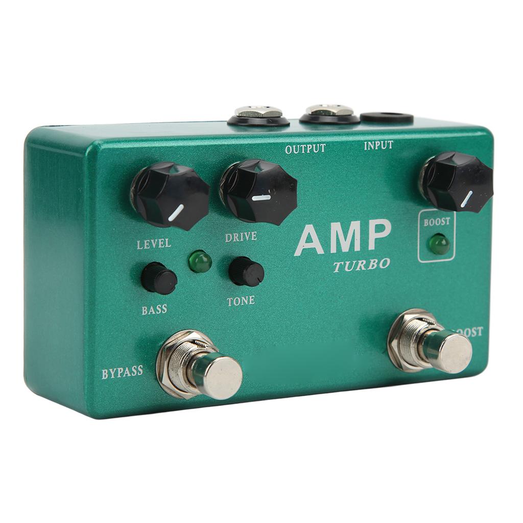 Overdrive Boost Effect Pedal Metal Multifunctional 2 In 1 Guitar Pedals with True Bypass