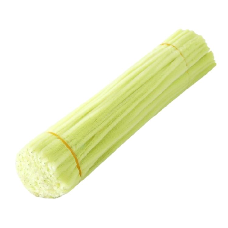 100Pcs Colored Pipe Cleaners Craft Stems for Handmade Art Craft Plush Stems 30cmx6mm Pipe Cleaners for Home Decoration