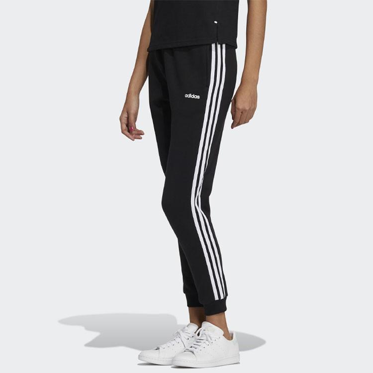 Adidas Neo Striped Logo Jogger Pants Women Bottoms Black HG1617