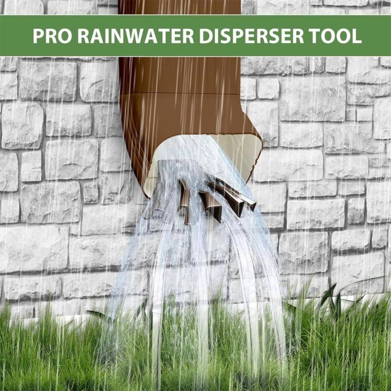 Rain Water Drainage Disperser Wear Resist Gutter Downspout Extensions Rain Gutter Disperser for Base Protection