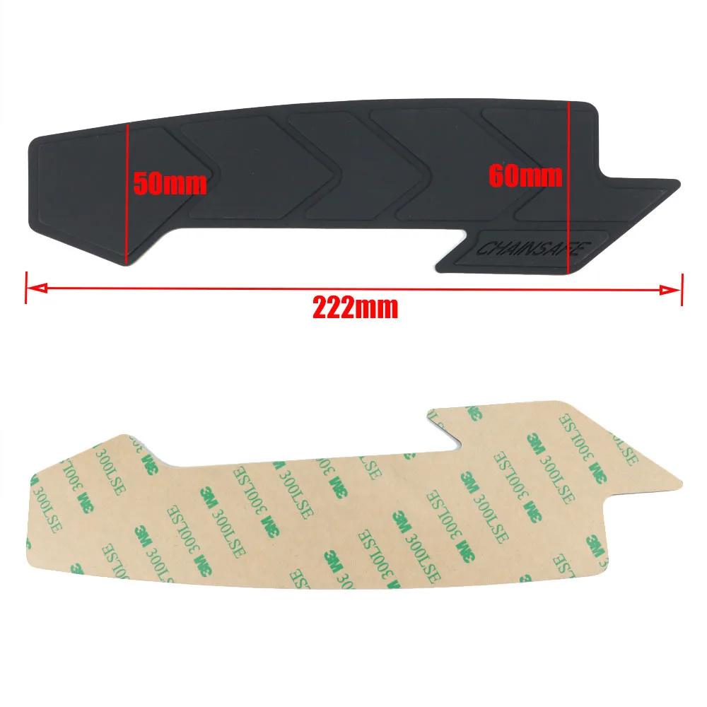 For MTB Road Bike Chain Protector Chainstay Silicone Bicycle Frame Care Guards Self-Adhesive Cover Protection for Anti-Scratch