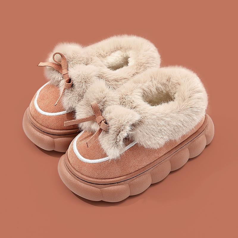 

хлопковая обувь Зимняя для девочек Среднего и старшего возраста Домашняя и уличная одежда Теплые бархатные хлопковые ботинки Уличные зимние ботинки Специальные 250 [inner length of the shoe 24cm] розовый