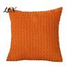 Unique Texture Cushion Cover Solid Color Bubble Pillow Cover, Soft Breathable Throw Case, Modern Minimalist Home Bedroom Pillowcase Decor, Farmhouse