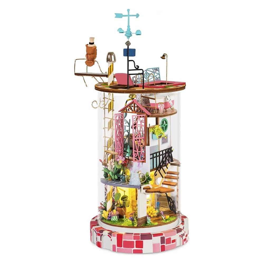Tsukurundesu DIY Miniature House Traveler Series with Japanese Instructions, Dollhouse, Craft Kit