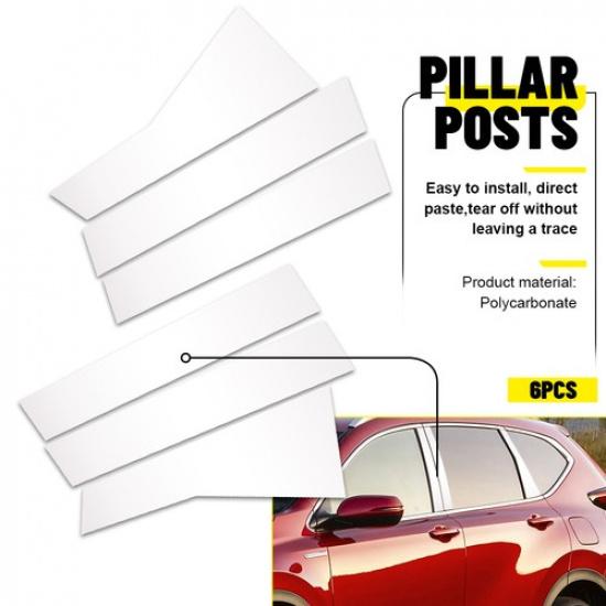 Car Window Door Pillar Posts Trim Cover Accessories Fit For Honda CRV 2017-