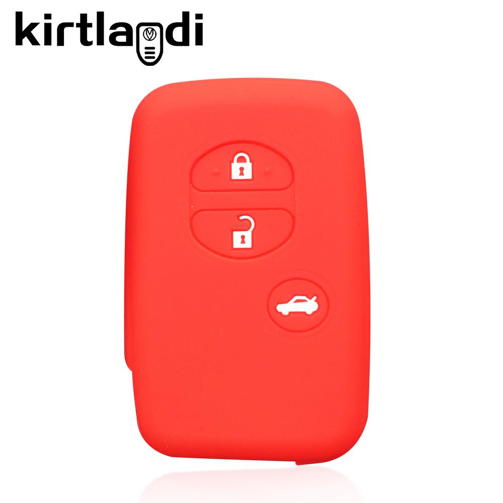 Silicone Car Key Fob Cover Case For Toyota Prius Venza land cruiser prado 150 Camry Crown RAV4 Corolla for Subaru Key Proctor