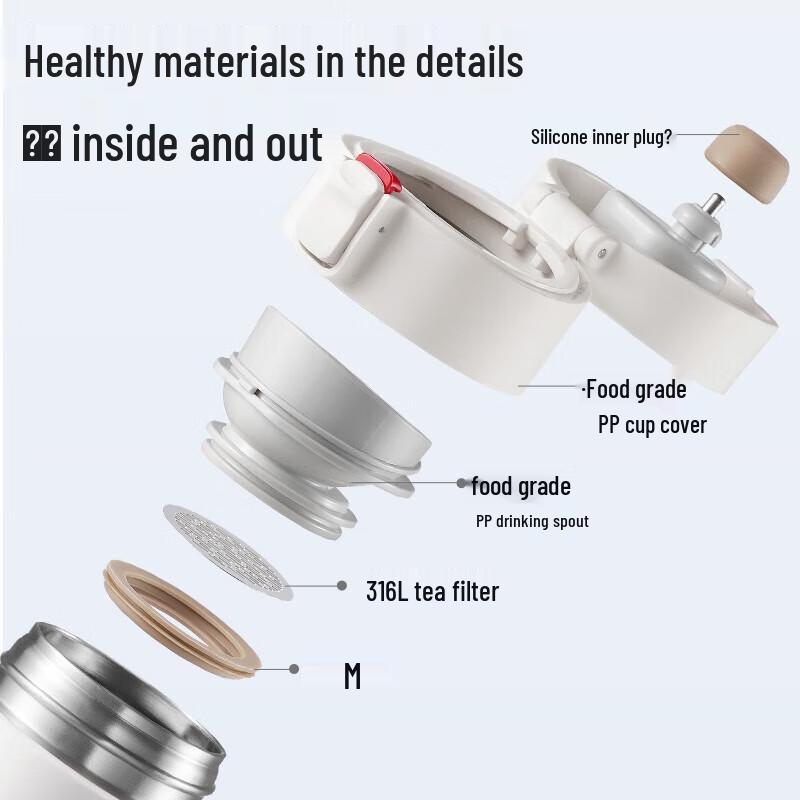 SUPOR 316L Stainless Steel Thermos Bottle