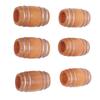 Miniature Wooden Beer Barrels Vintage Barrels Figurine for Dollhouse Decoration Miniature Scene Ornament Collectibles