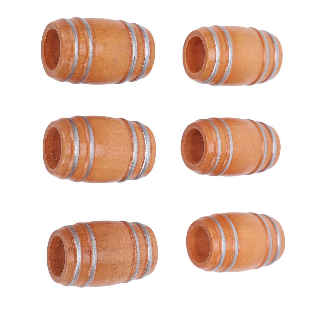Miniature Wooden Beer Barrels Vintage Barrels Figurine for Dollhouse Decoration Miniature Scene Ornament Collectibles