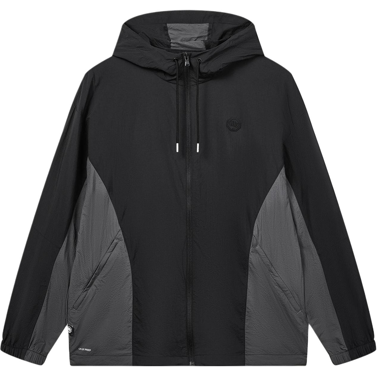 Li-Ning Badfive Color Block Hooded Zip Windbreaker Men outerwear AFDWC09-1 M