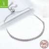 Sterling Silver S925 Women'S Adjustable Box Bracelet, Simple And High-End Temperament Bracelet