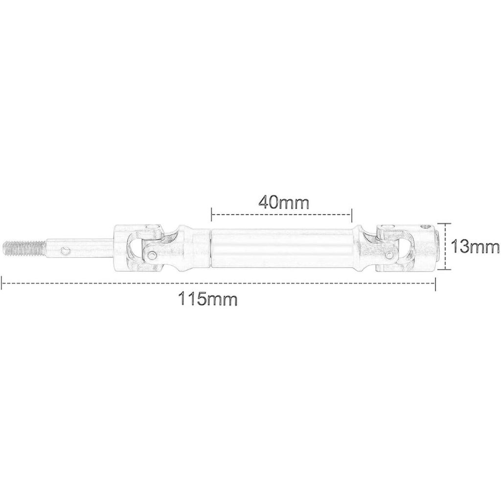 ECX 2WD Driveshaft ECX232000 for 1/10 Ruckus Circuit Torment AMP MT DB Brutus Monster Truck