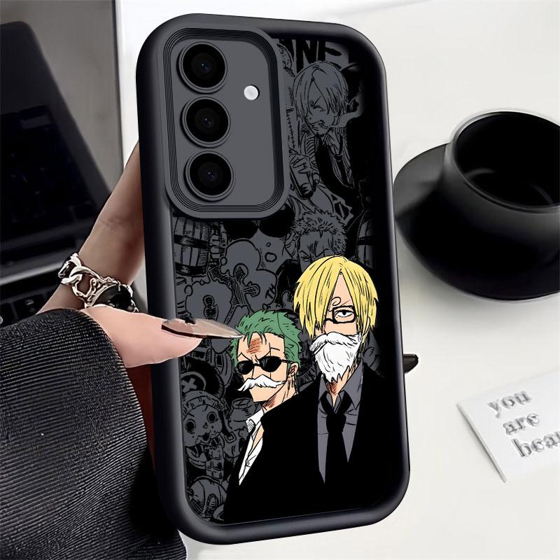 One Pieces Japanese Anime Phone Case For Samsung S26 S25 S24 S23 S21 S20 Ultra For Galaxy S25 S24 FE S26 Plus Soft Silicon Cover
