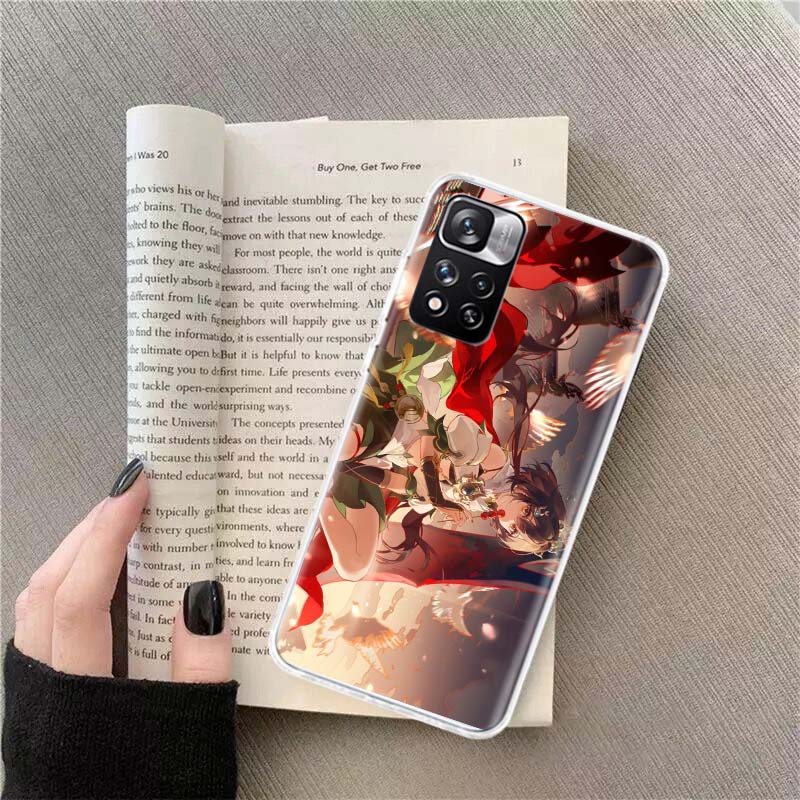 Star Rail Yunli Phone Case For Redmi Note 13 12 Pro Plus 14 15 Pro 5G 11 11T 11E 11S 10 Pro 10S 9 9S Cover Cell Clear TPU Capa C