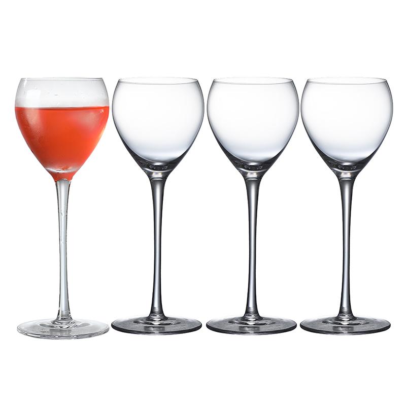 4PCS 180ML Cocktail Glass Goblet Martini Glass Glass Set of 4