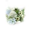 Fake Flower Ball Vivid Details Long Lasting Silk Simulation Flower Ball Arrangement Bouquet for