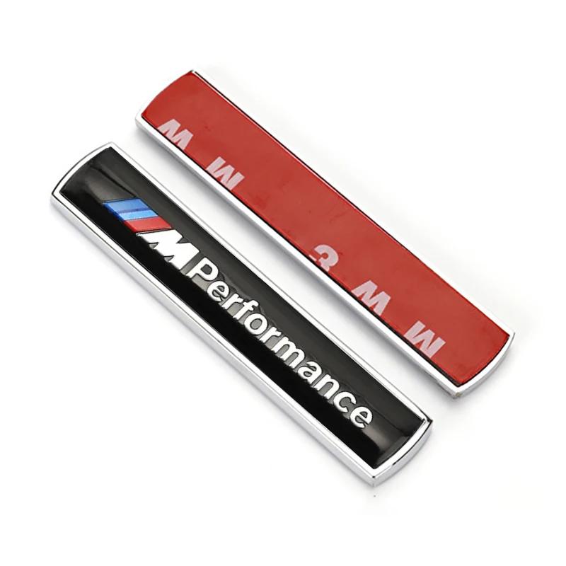 Bilemblem 3D Sportskilt Auto Bakluke/Side Skjerm Klistremerke Tilbehør For BMW E46 E60 G20 G30 M Performance M3 M5 M6 X2 X6